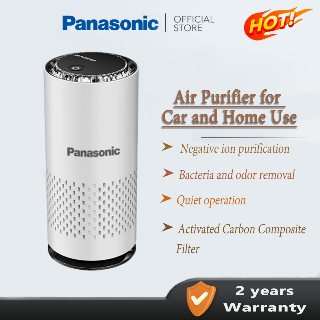 Panasonic Car Air Purifier Negative Ions Removes Formaldehyde Ultra ...