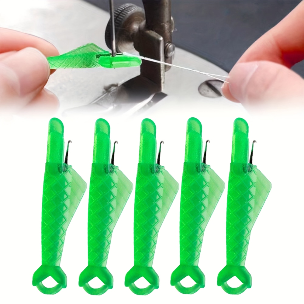 1/3/5 pcs Fish Mouth Sewing Machine Needle Threader Automatic Sewing ...
