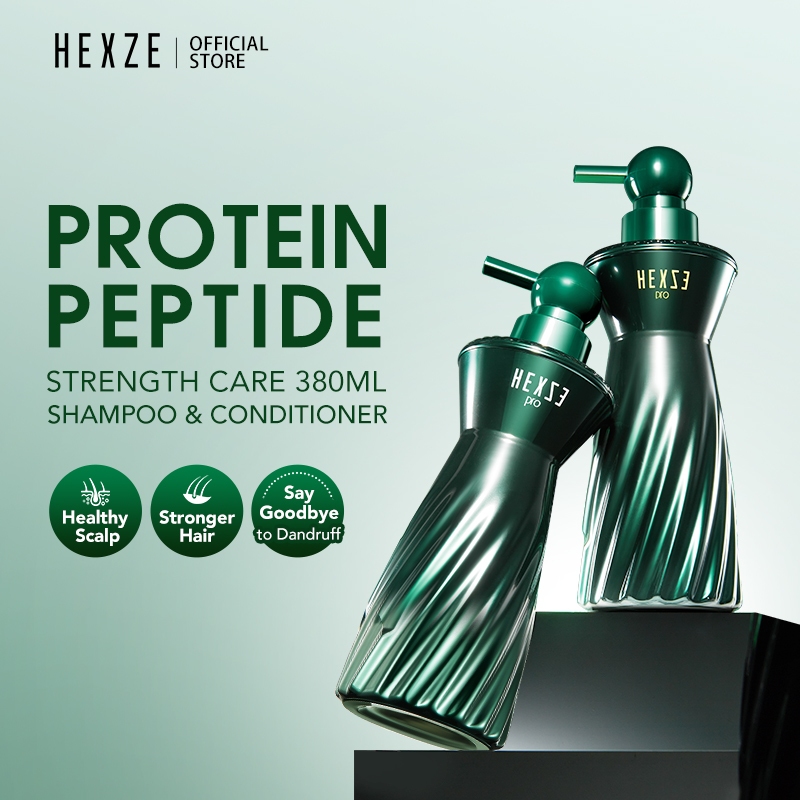 HEXZE PRO Protein Peptide Anti Dandruff Hair Shampoo & Essence ...