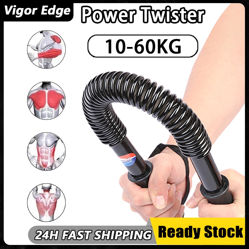 【Ready Stock】10-60kg Power Twister Spring Bar Bend Bar Resistance Bar ...