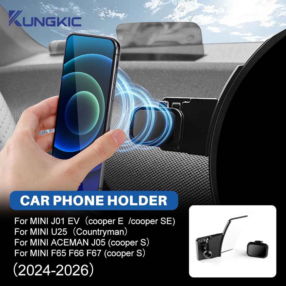 For MINI U25 J01 J05 F65 F66 F67 RHD LHD Car Mobile Phone Stand 360 ...