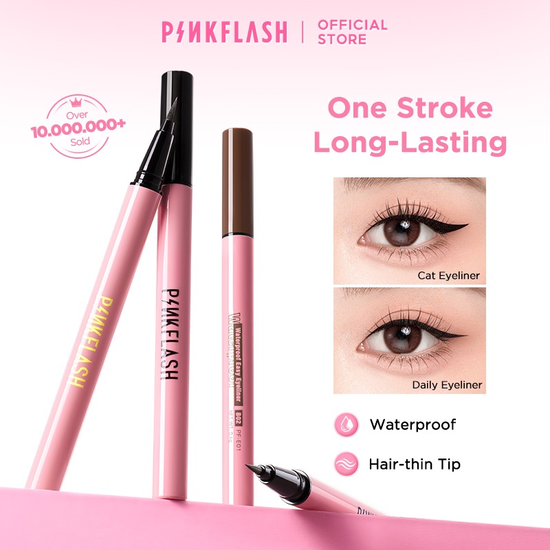 PINKFLASH OhMyLine Eyeliner Black Evenly pigmented Long lasting ...