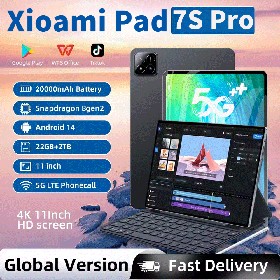 XIAOMI Tablette Xiaomi Pad 7 Pro 8 Go/256 Go 12,1 pouces, taille unique