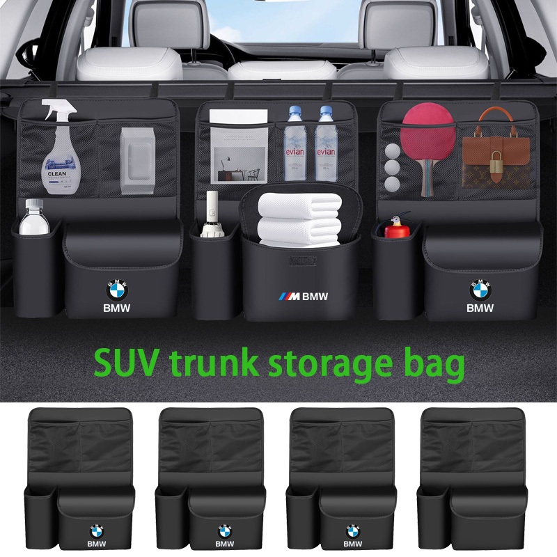 BMW Car SUV trunk storage box Car seat back storage bag Tail box X1 X2 ...
