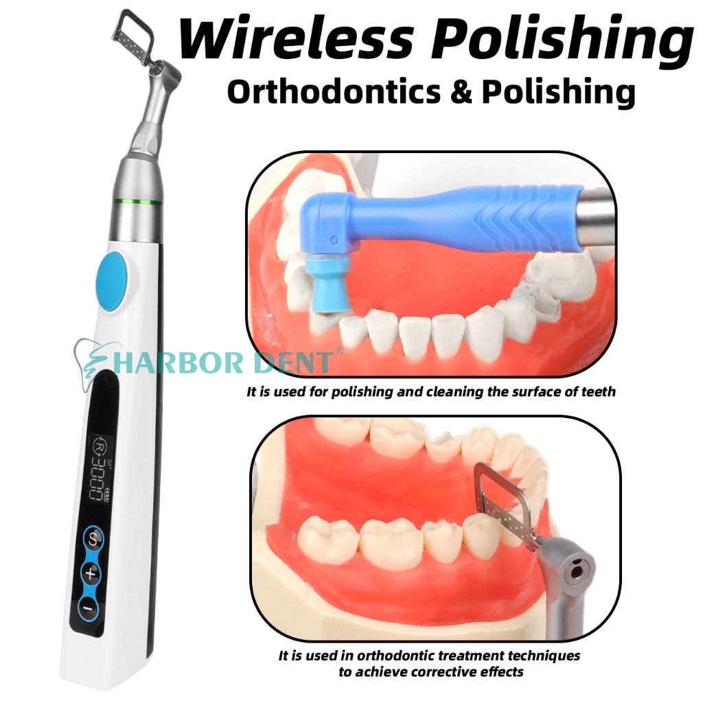Dental Clinic Equipment Wireless 2-in-1 Handpiece for IPR and Polishing ...