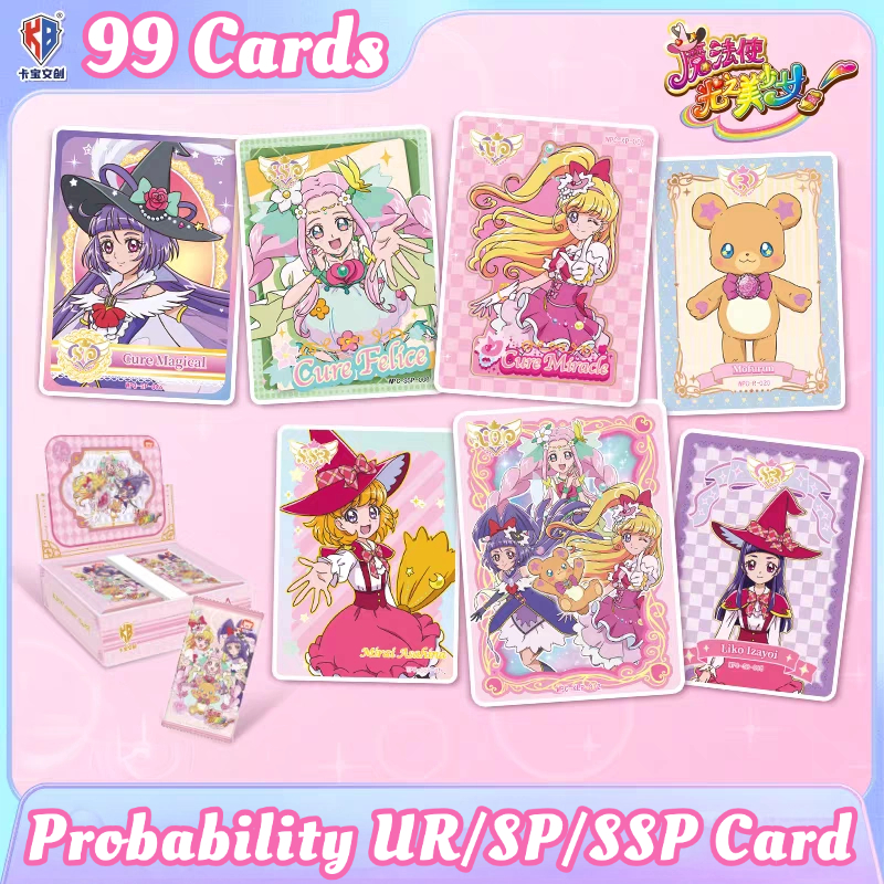 99PCS Pretty cure card No.2 Rare QR/SP/SSP flash kad Anime Merch girl ...