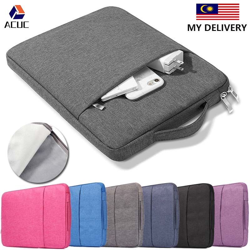 [MY] 11 12 13 14 15 16 inch Portable Denim Canvas laptop bag storage ...