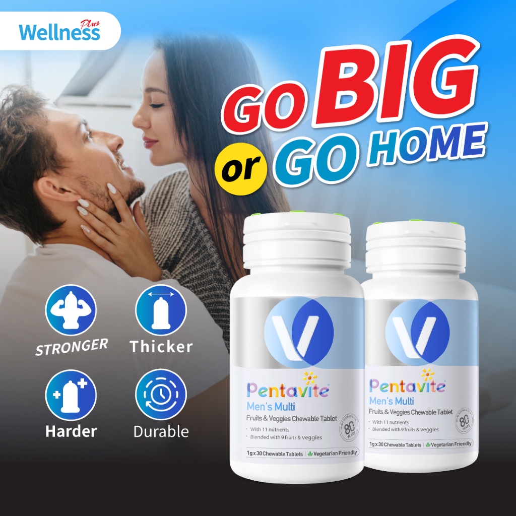 Pentavite Men Multivitamin Fertility and Reproduction Support, Fule ...