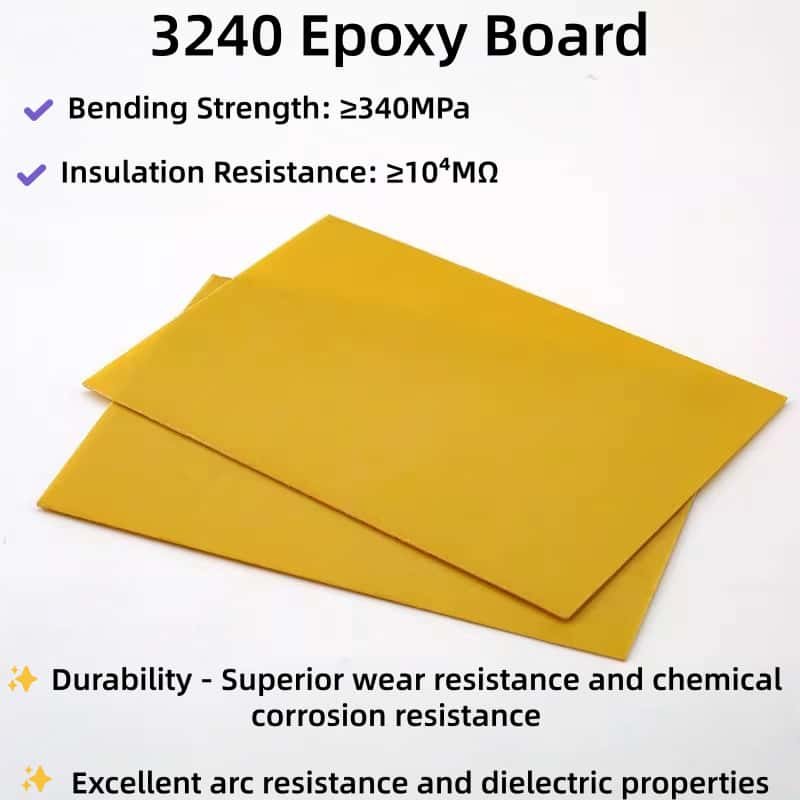 Zwarte FR 4 Epoxy Glas Hars Plaat 8mm Dikte G10 PCB Panel