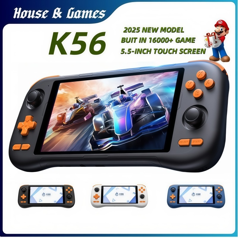 K56 Game Console ISP Large Screen Joystick Arcade N64 Retro Handheld ...