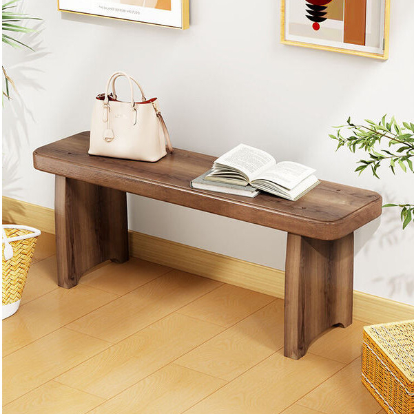 Long Wooden Bench Slipper Bench Rest Bench Changing Shoes Bench Bedside ...
