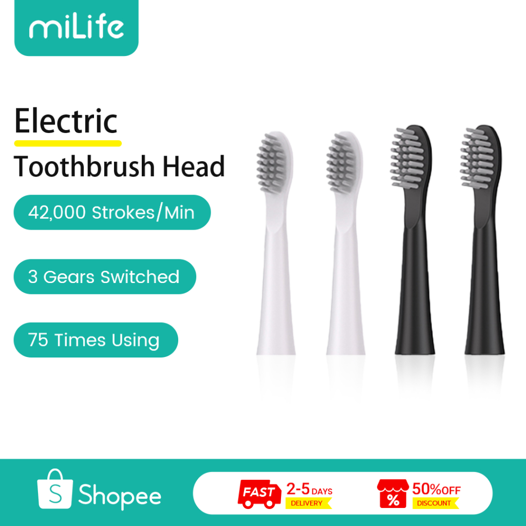 MiLife Electric Tootbrush Brush Head M500 | Shopee Malaysia