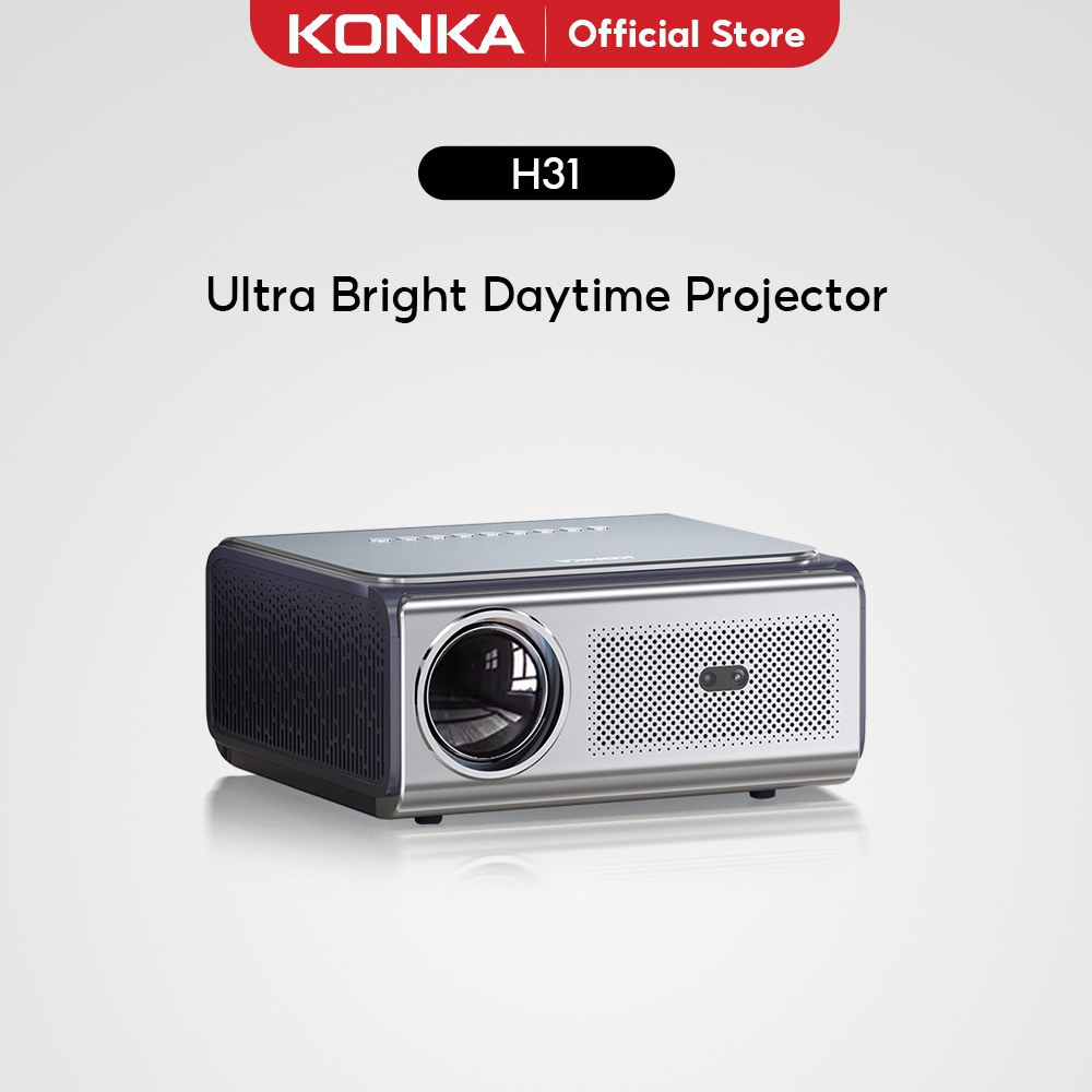 【Konka】H31 Projector 4K 1080P Portable High Brightness Smart Projector ...