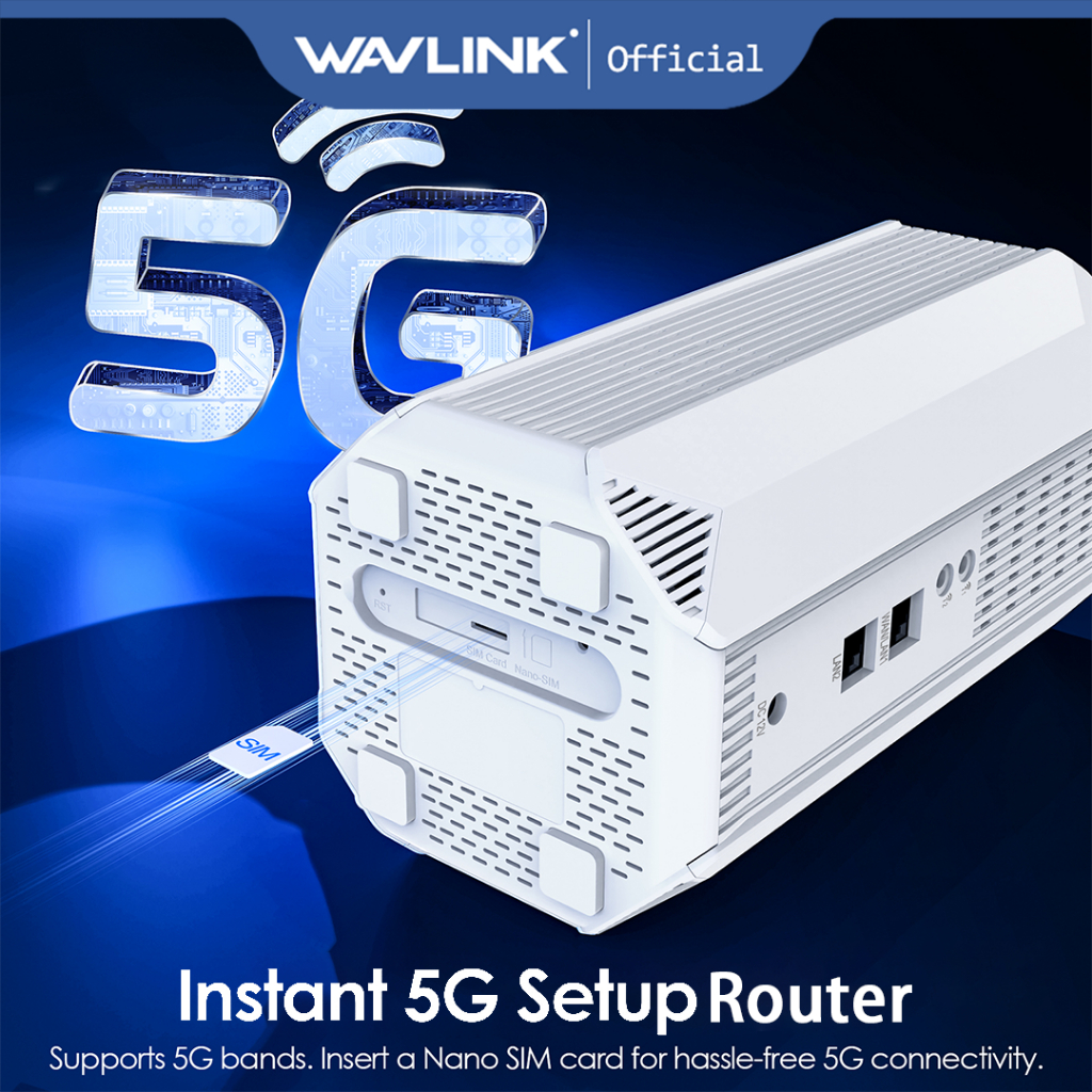 Wavlink AX3000M Dual Band 5G 2.4G NR CPE Mesh Router Wifi 6 Router With ...