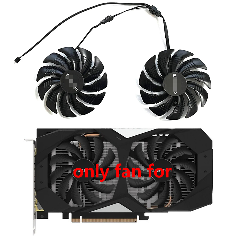 Set Ventole GPU 95mm Per ASUS 1650/1660 SUPER Strix &ndash; 4 Pin Originali