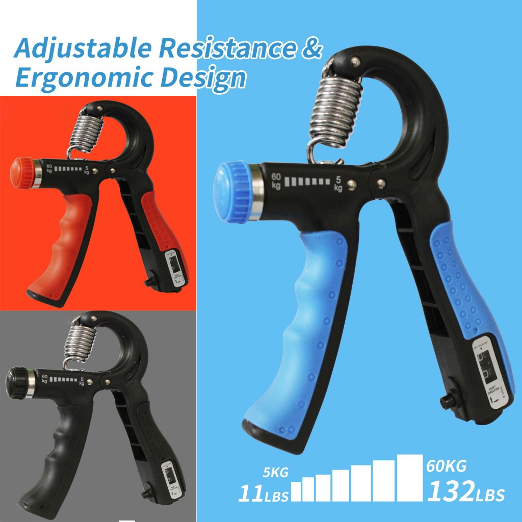 Adjustable And Countable Grip Strength Device Men's Professional Finger ...