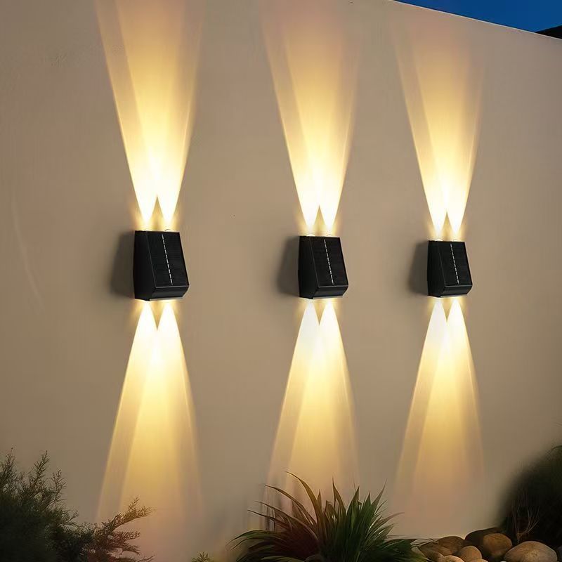 800W Lampu Dinding LED Solar Outdoor Waterproof Wall Light for garden ...