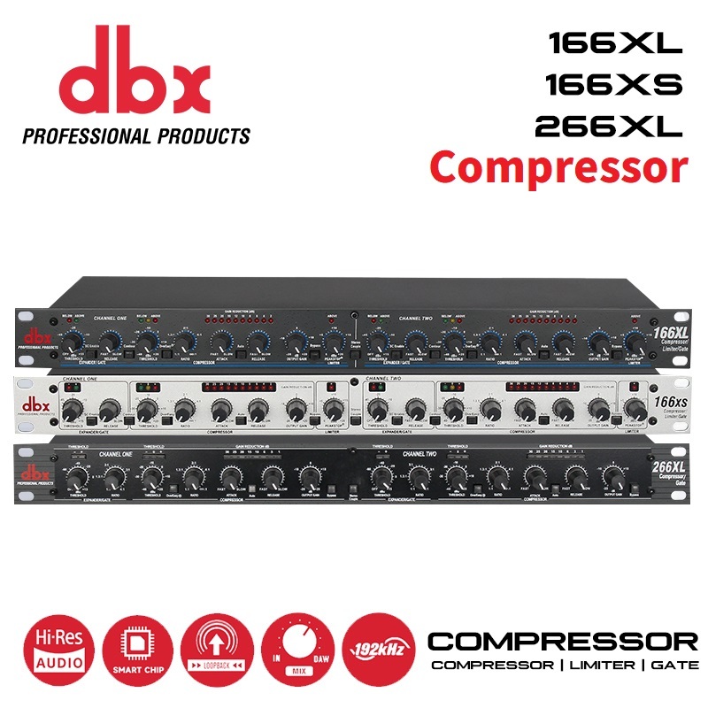 DBX 166XL/166XS/266XL Comperssor Limiter Gate Professional Stage ...