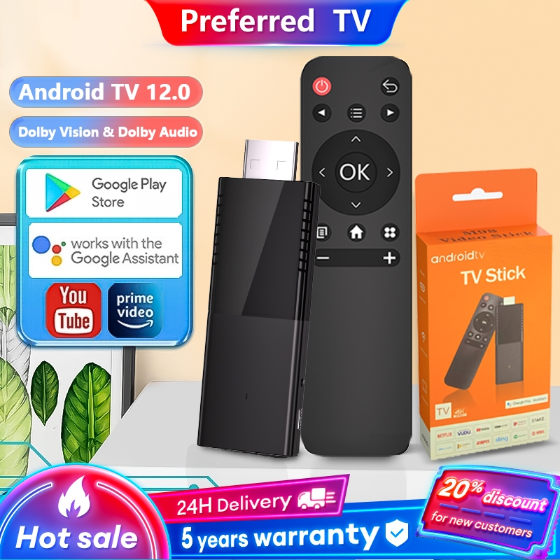 M98 VIDEO STICK 4K Wi-Fi Android TV Stick 12.0 TV BoX With NETFLIX ...