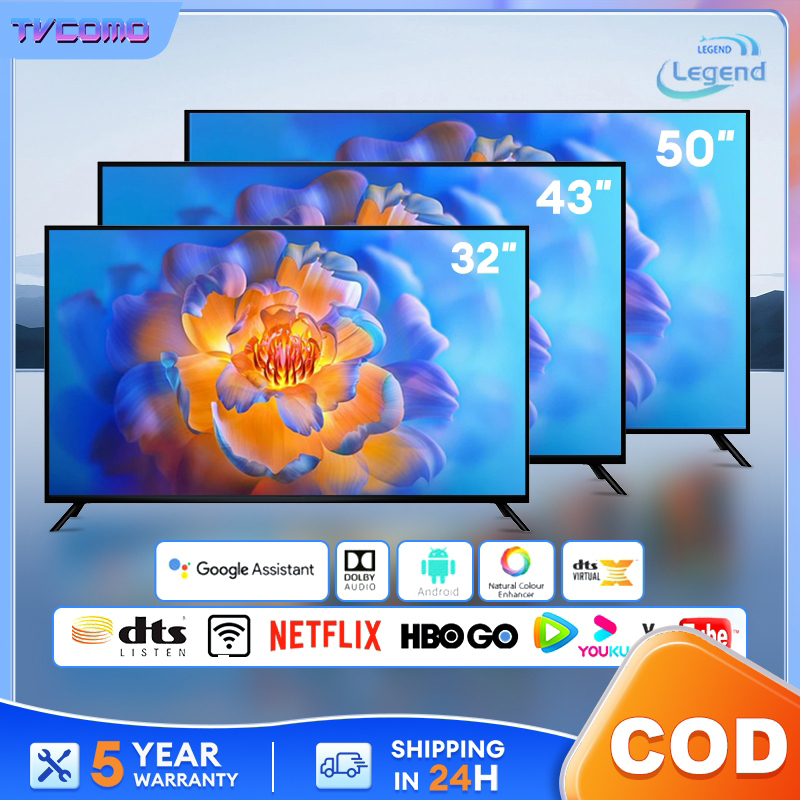 Android TV 32 inch Smart TV Android 12.0 TV 4K Ultra HD LED Murah ...