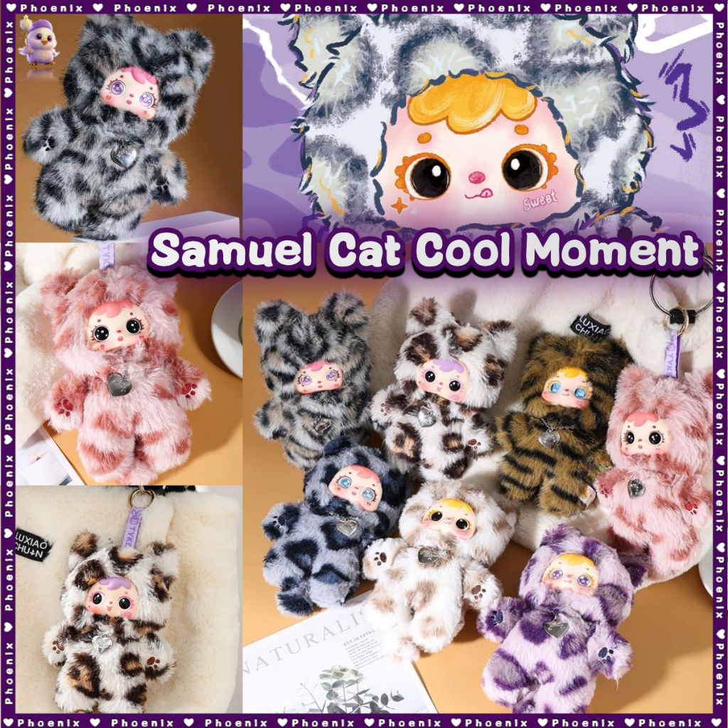 Samuel Cat The Cool Moment Series Plush Doll Blind Box 1Piece Birthday ...