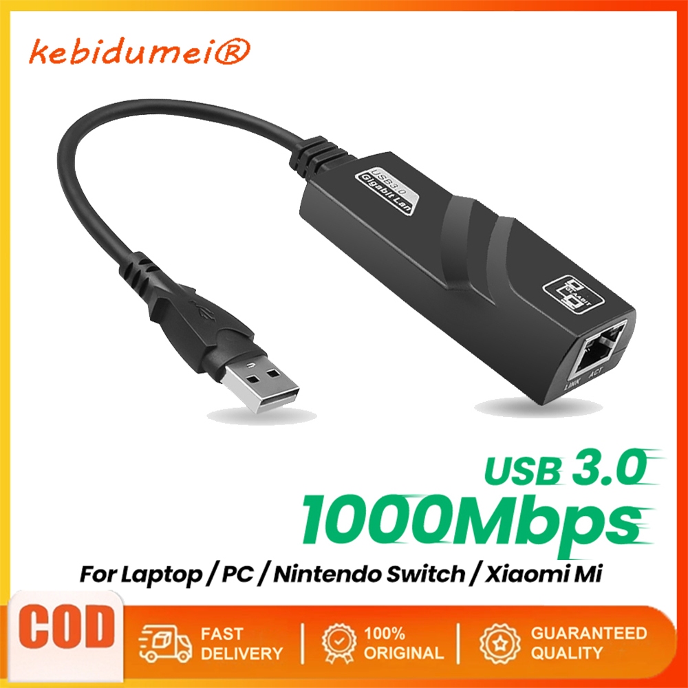 USB 2.0/USB 3.0 to RJ45 Ethernet LAN Network Card Adapter High Speed ...