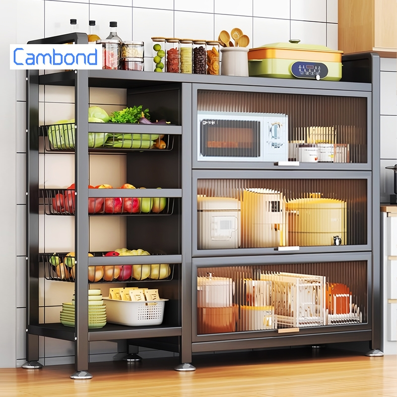 Cambond Multifunctional Kitchen Storage Rack Microwave Oven Cabinet ...