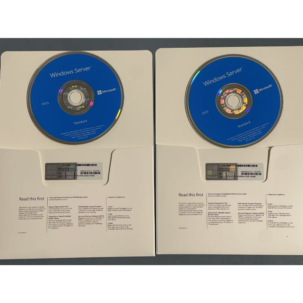 Windows server 2025 2022 2019 2016 2012 R2 Standard Edition Data Center ...
