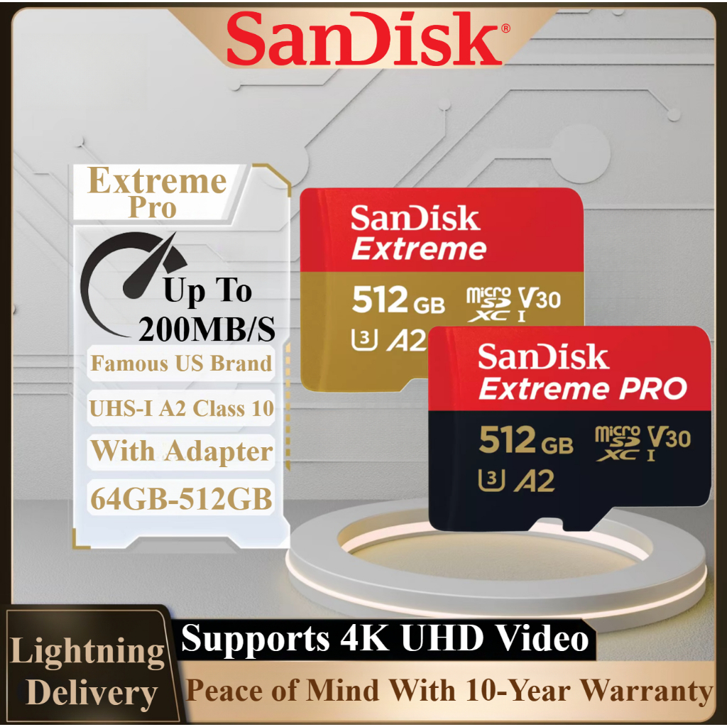 (Essential Artifact) SanDisk Extreme Pro A2 / Extreme A2 Class 10 UHS ...