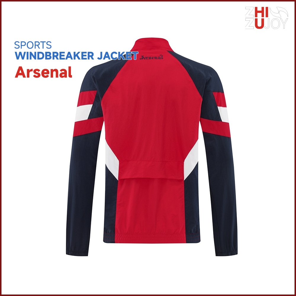 Arsenal 25/26 Season Red and Black Sports Jacket coat | Shopee Malaysia