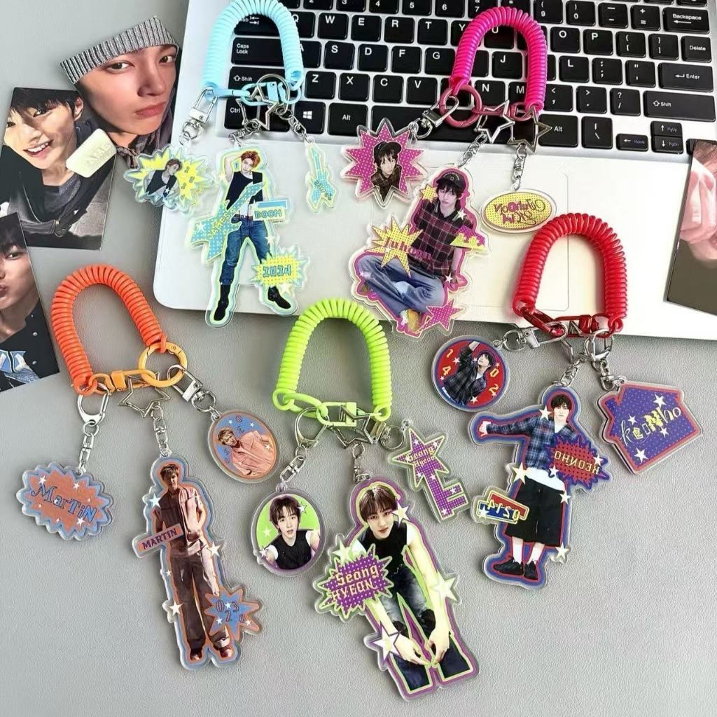 Cortis Pendant Bag Hanging Acrylic Concert ins Keychain Colorful Spring ...