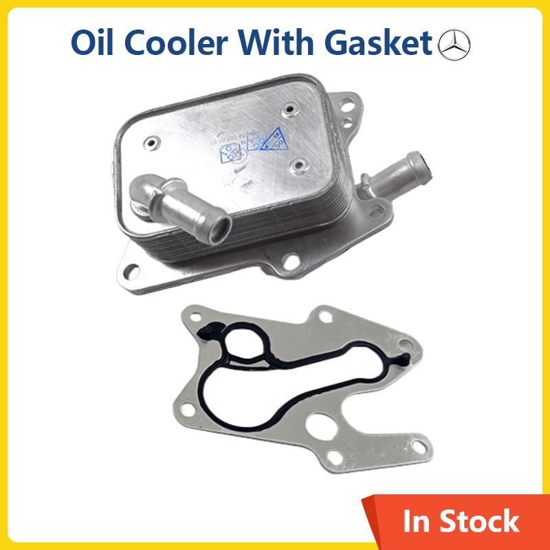 Auto parts Engine Oil Cooler with gasket Aluminum For Mercedes Benz ...