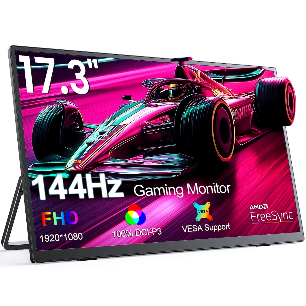 UPERFECT 17.3 Portable Monitor 1080P Full HD 144Hz Gaming displays with ...