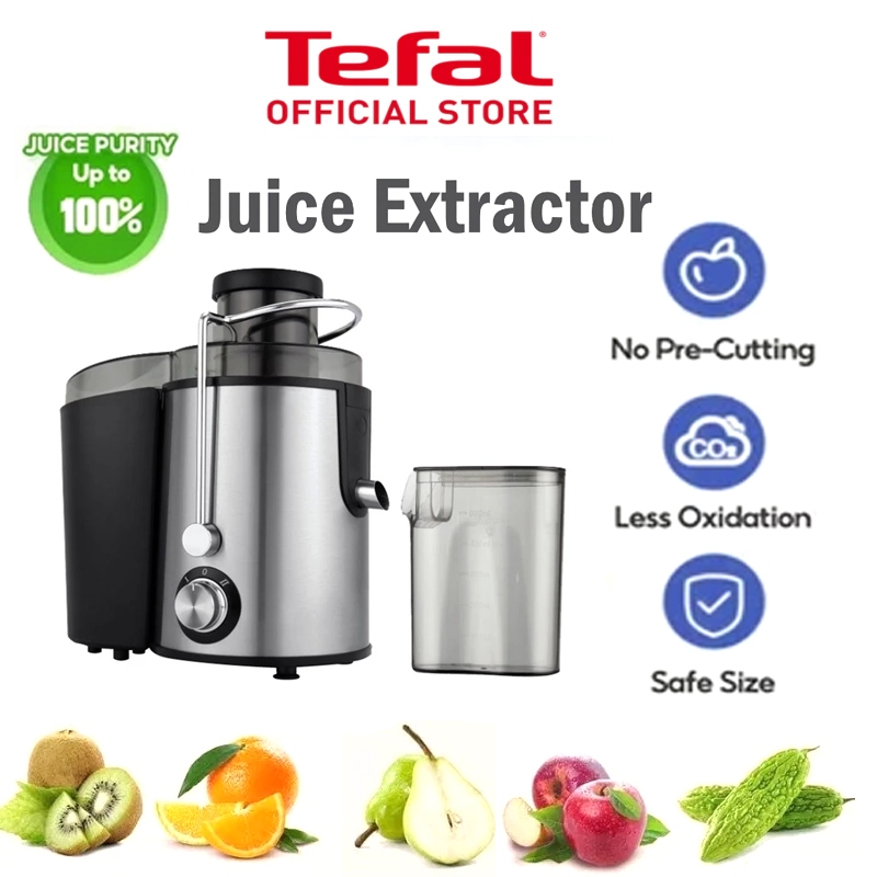 Tefal Stainless Steel Juice Extractor 800W Heavy Duty Blender Mixer ...