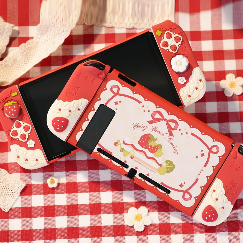 GeekShare Protective Case for Nentindo Switch /OLED/Switch 2 Slim Cover ...