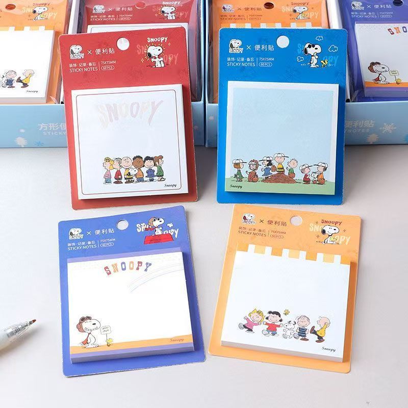 1pc Snoopy Sticky Notes Memo Notes Reminder Notes | Shopee Malaysia