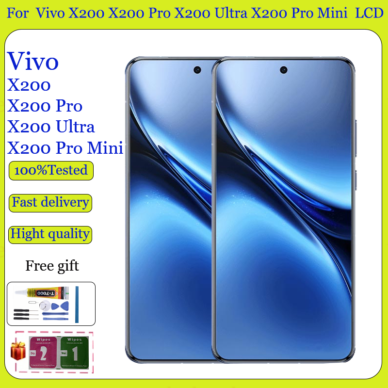 Original AMOLED For Vivo X200 X200 FE X200 Pro X200 Ultra X200 Pro Mini ...