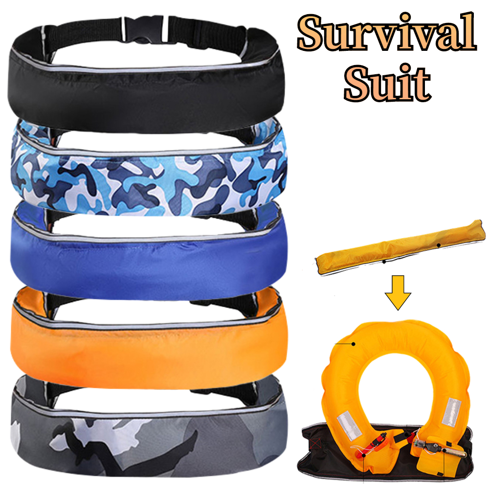 New Automatic Inflatable Life Jacket Waist Belt Flotation Device With ...