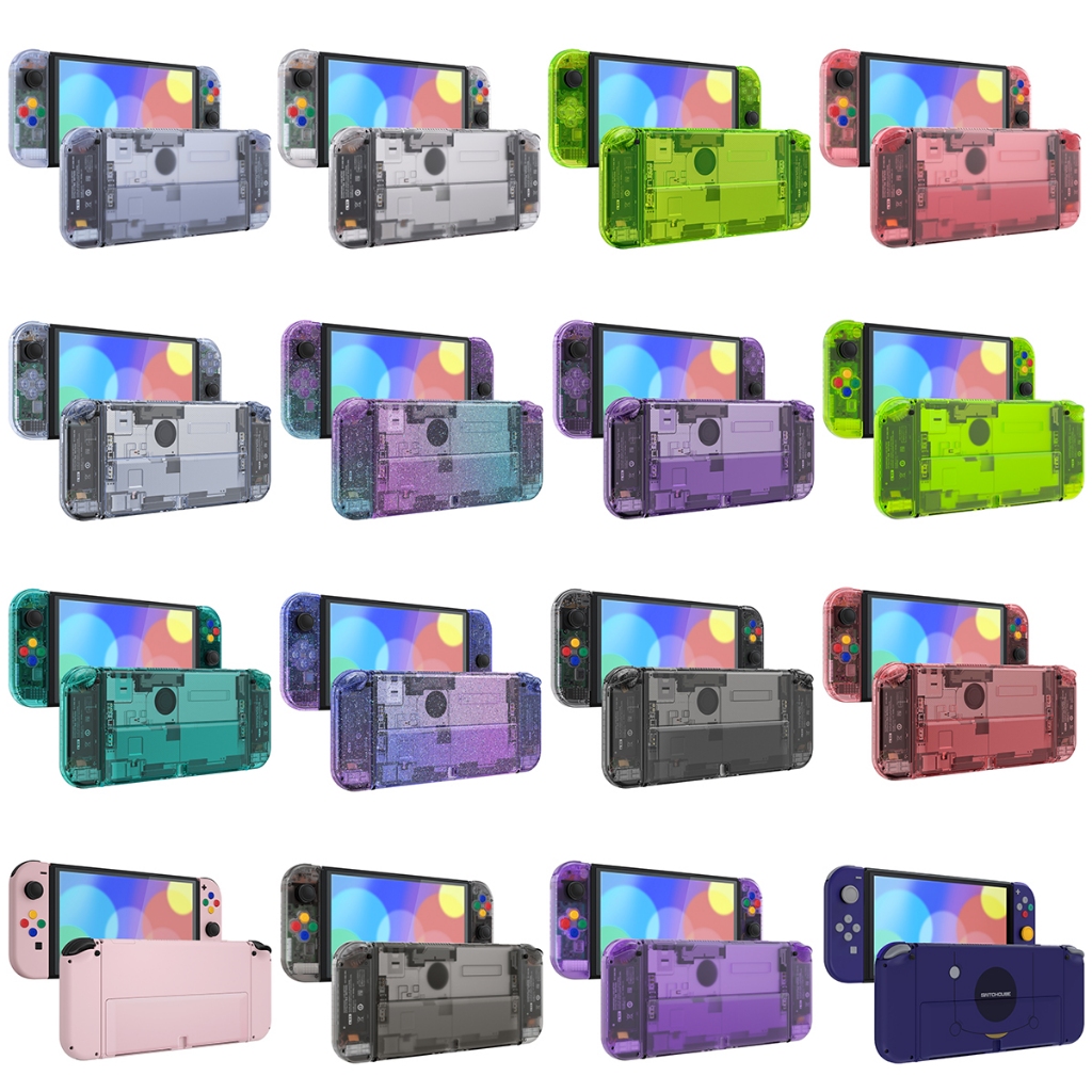 Full Set Shell for Nintendo Switch OLED, Console Back Plate & Kickstand ...