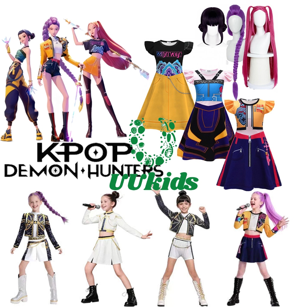 2025 Fantasy & Pop Witch Hunter Group Cosplay Costumes, Rumi/Mila/Zoey ...