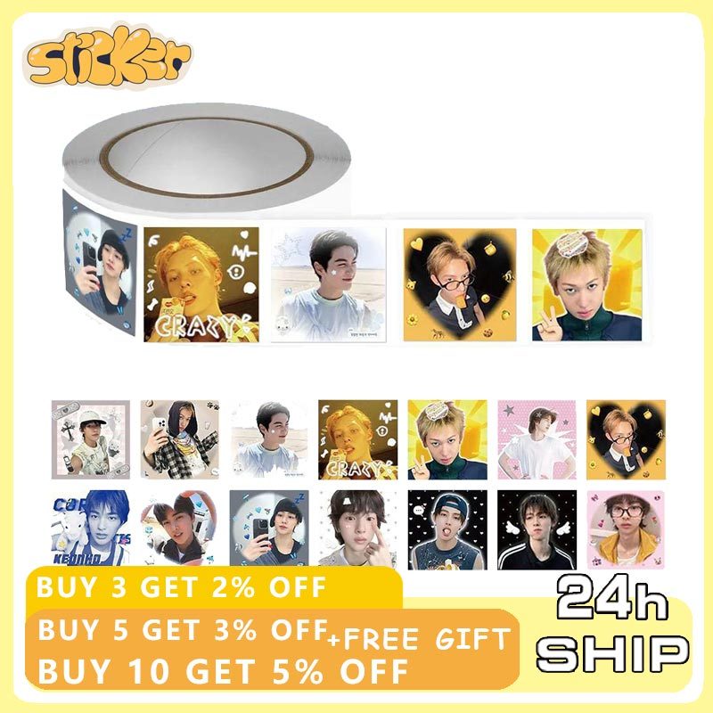 500PCS/Roll Kpop Korean Boy Group Cortis Stickers DIY Phone Water Cup ...