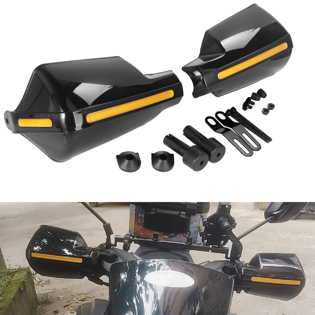 1 Pair Handle Protector Shield Windproof Motorcycle Hand Guard ...