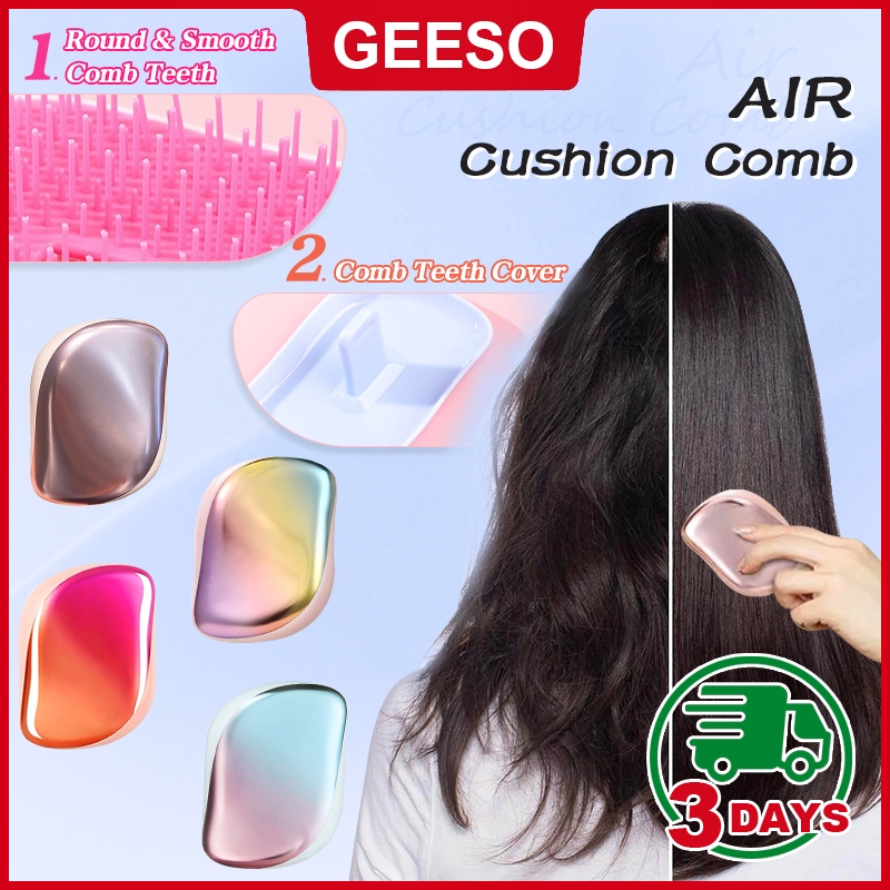 GEESO Magic Hair Comb Detangle Soft Brush British Princess Upgraded ...