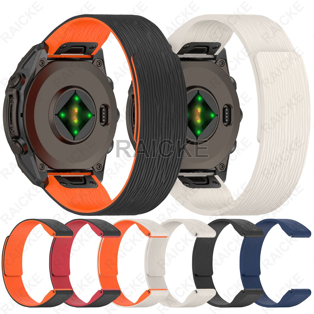RanBluu QuickFit 20mm Nylon Cinturino per Garmin fēnix 8 43mm/Fenix 7S/7S Pro/Fenix 6S/6S Pro/Fenix 5S/5S Plus, Cinturini Sportivi di Ricambio Compatibile con Garmin Descent Mk3Si/Mk3S/Mk2S, Rosa