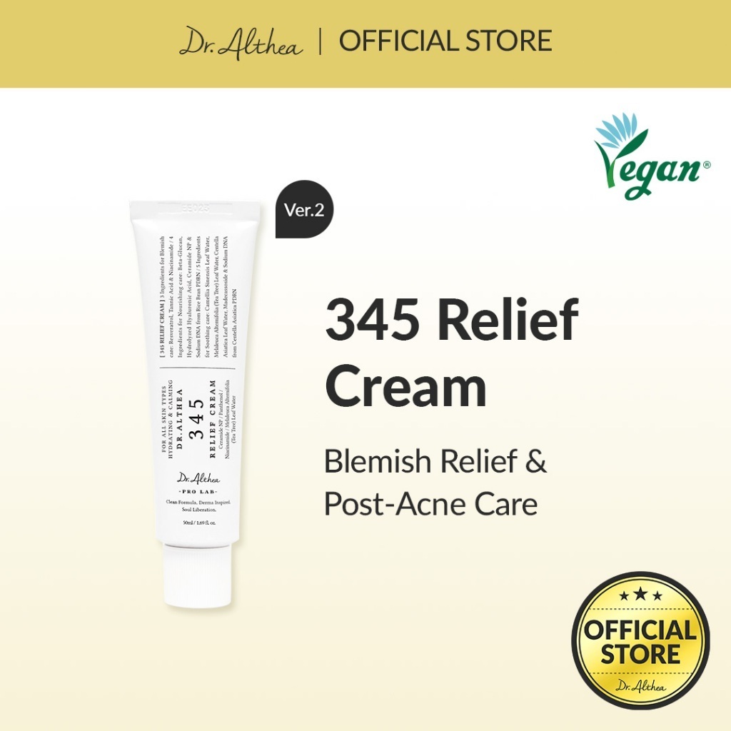 Dr.Althea 345 Relief Cream 50ml | 345 Relief Formula to Repair Skin ...