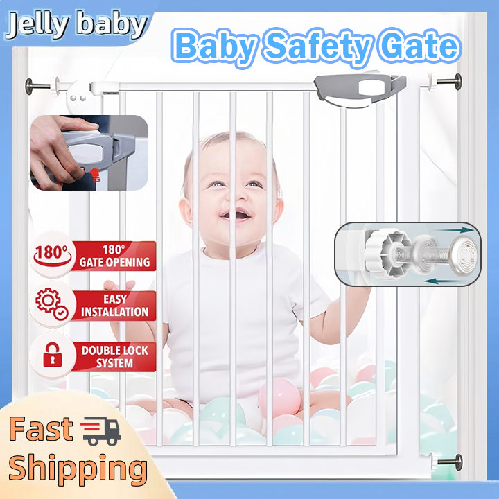 Baby Safety Gate Door Fenc Auto Lock For Gate Double Lock Gate Pagar ...