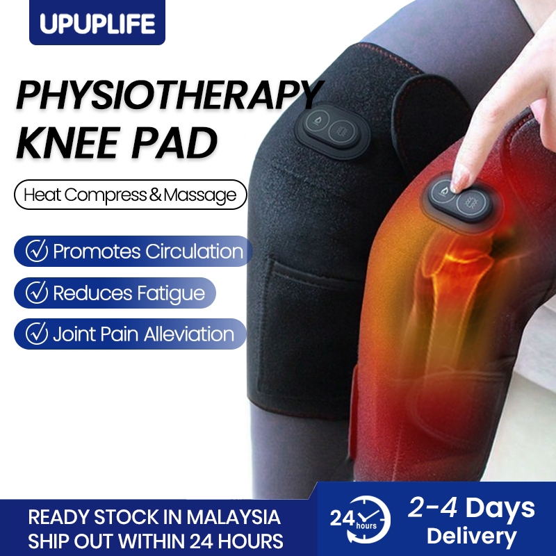 【UPUPLIFE】Electric Heating Knee Massage Support Pad Hot Compress Knee ...