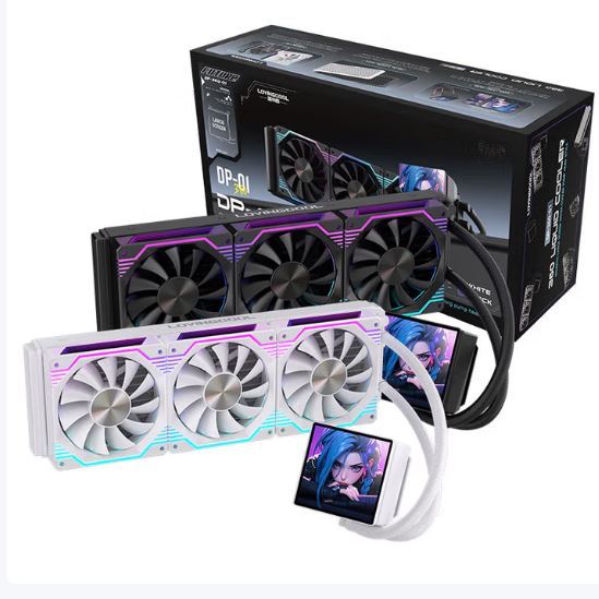 LOVINGCOOL AIO DP-01 CPU water cooler 4.0inch IPS for LGA1851/1700/20xx ...