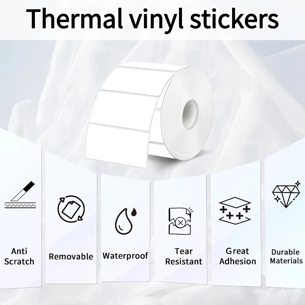 Removable Thermal Label,Waterproof Synthetic Thermal Sticker PP Label ...