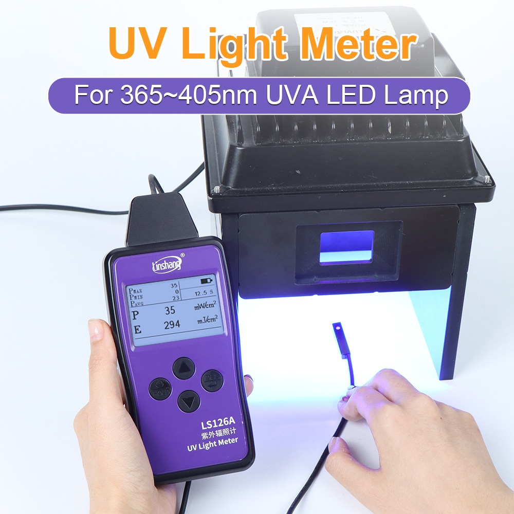 Linshang LS126A 340nm to 420nm UVA LED Radiometer UV Intensity ...